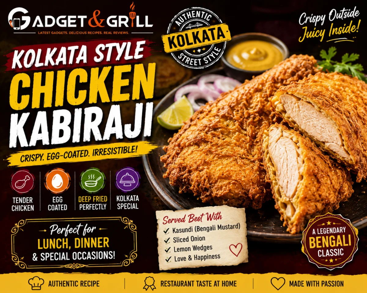 Kolkata Style Chicken Kabiraji